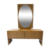 Coiffeuse avec miroir, années 1970
