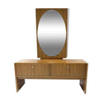 Coiffeuse avec miroir, années 1970