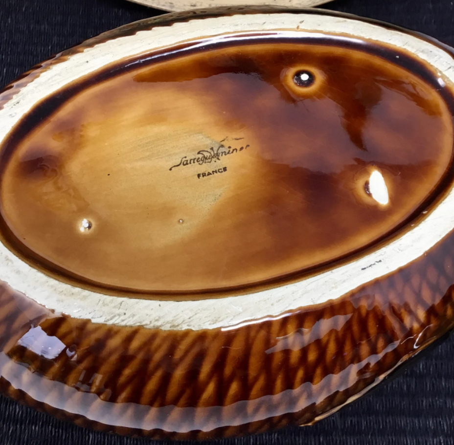 Vintage fish soup Sarreguemines