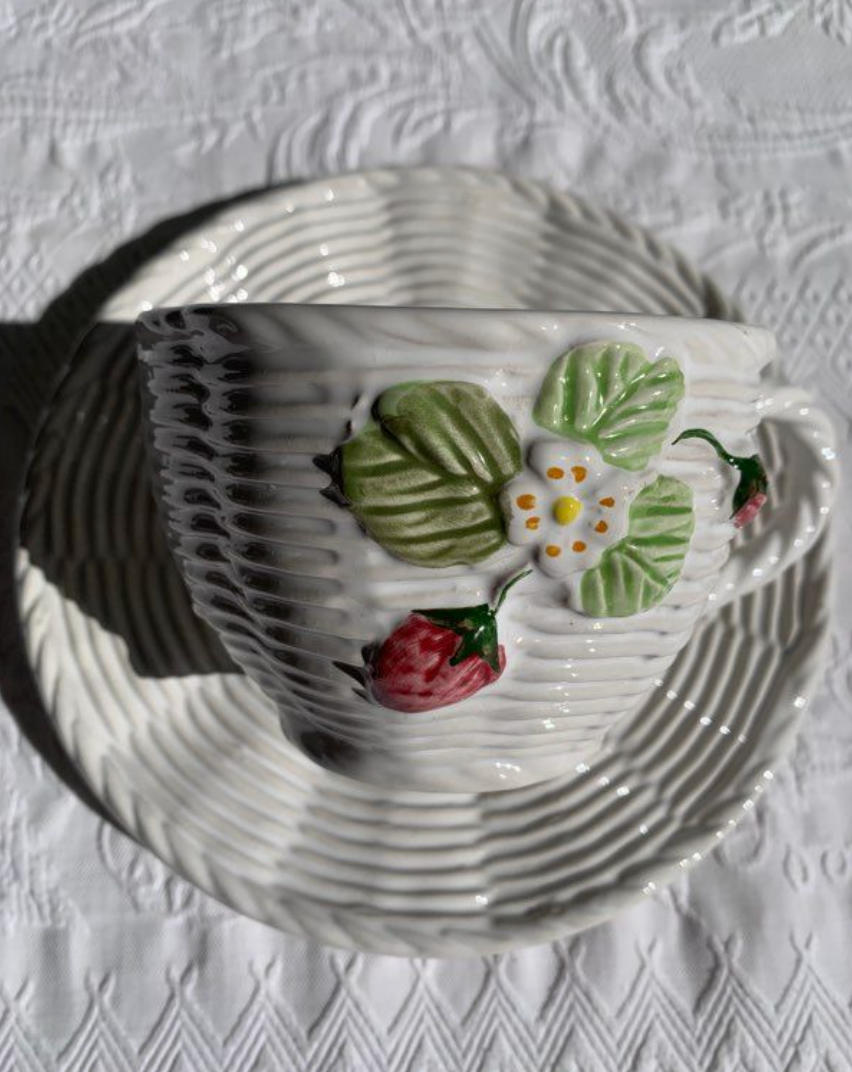 Service thé café fraise