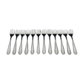 12 fourchettes à huîtres perles