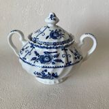 Johnson Bros English porcelain sugar bowl, Indies pattern