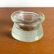 Vintage glass paperweight tray