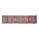 Rainbow Colorful Turkish Vintage Handmade Wool Runner Rug 86x358