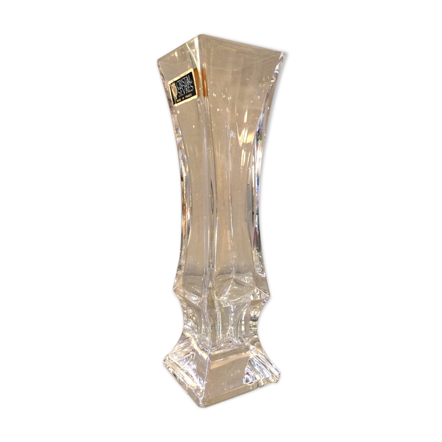 Soliflore vase in Sevres crystal