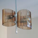 Smoked plexiglass chandelier 1960 1970 vintage seventies