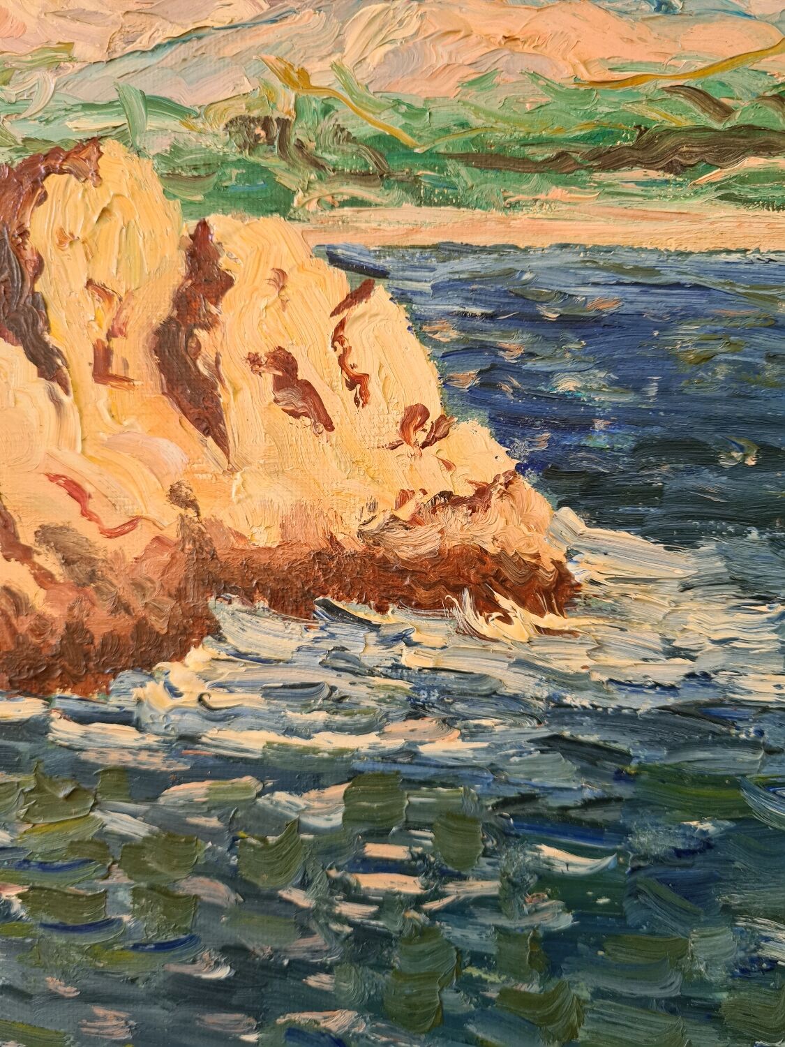 View of Mont Rose in Marseille - Oil on canvas