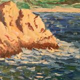 View of Mont Rose in Marseille - Oil on canvas
