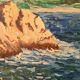 View of Mont Rose in Marseille - Oil on canvas