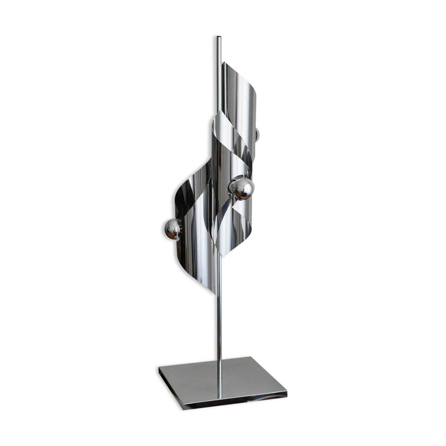 Vintage floor lamp chrome spoutnick