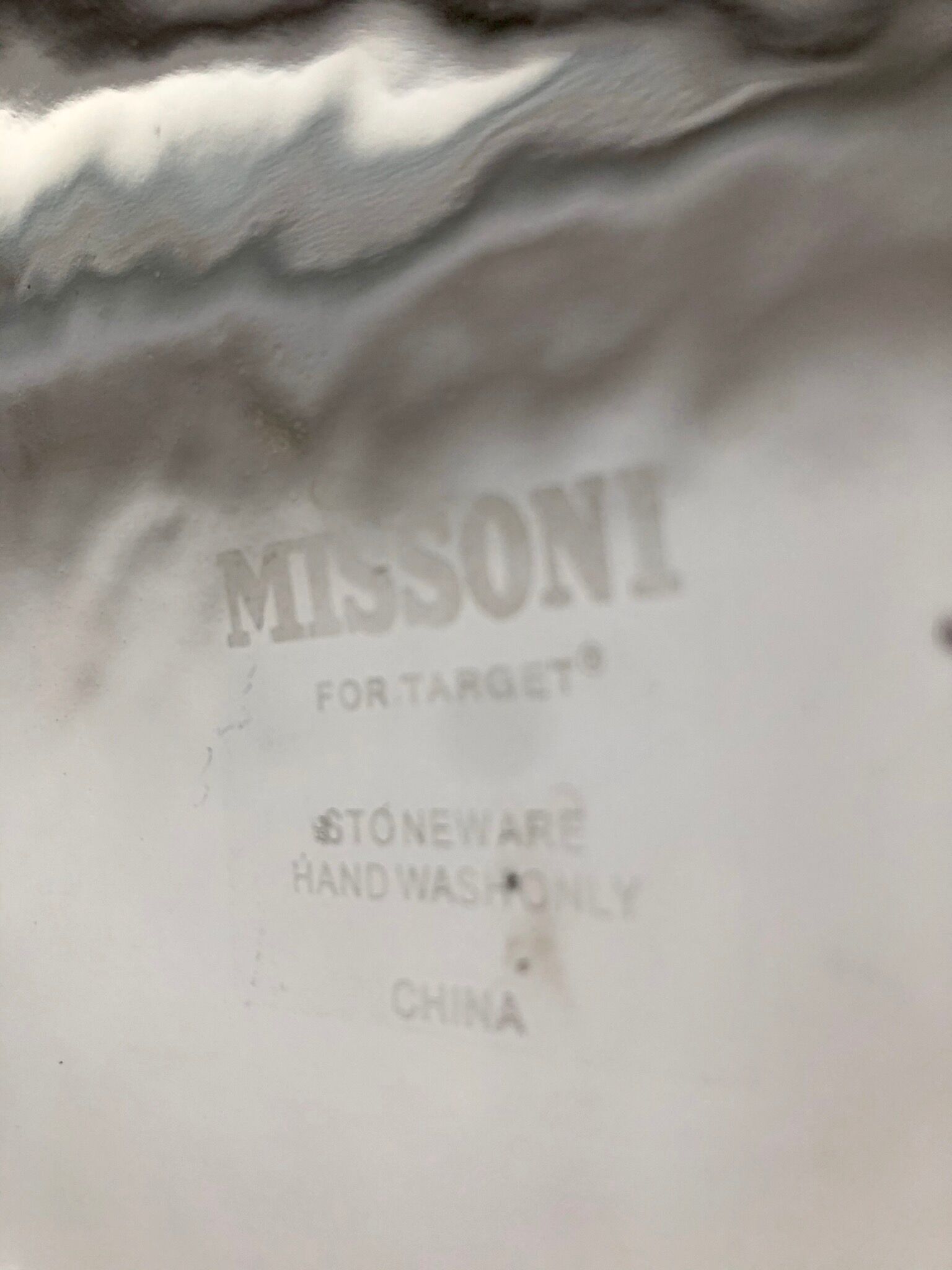 Missoni graphic vase