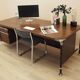 Rosewood desk by Ico and Luisa Parisi, MIM Roma, 1970s