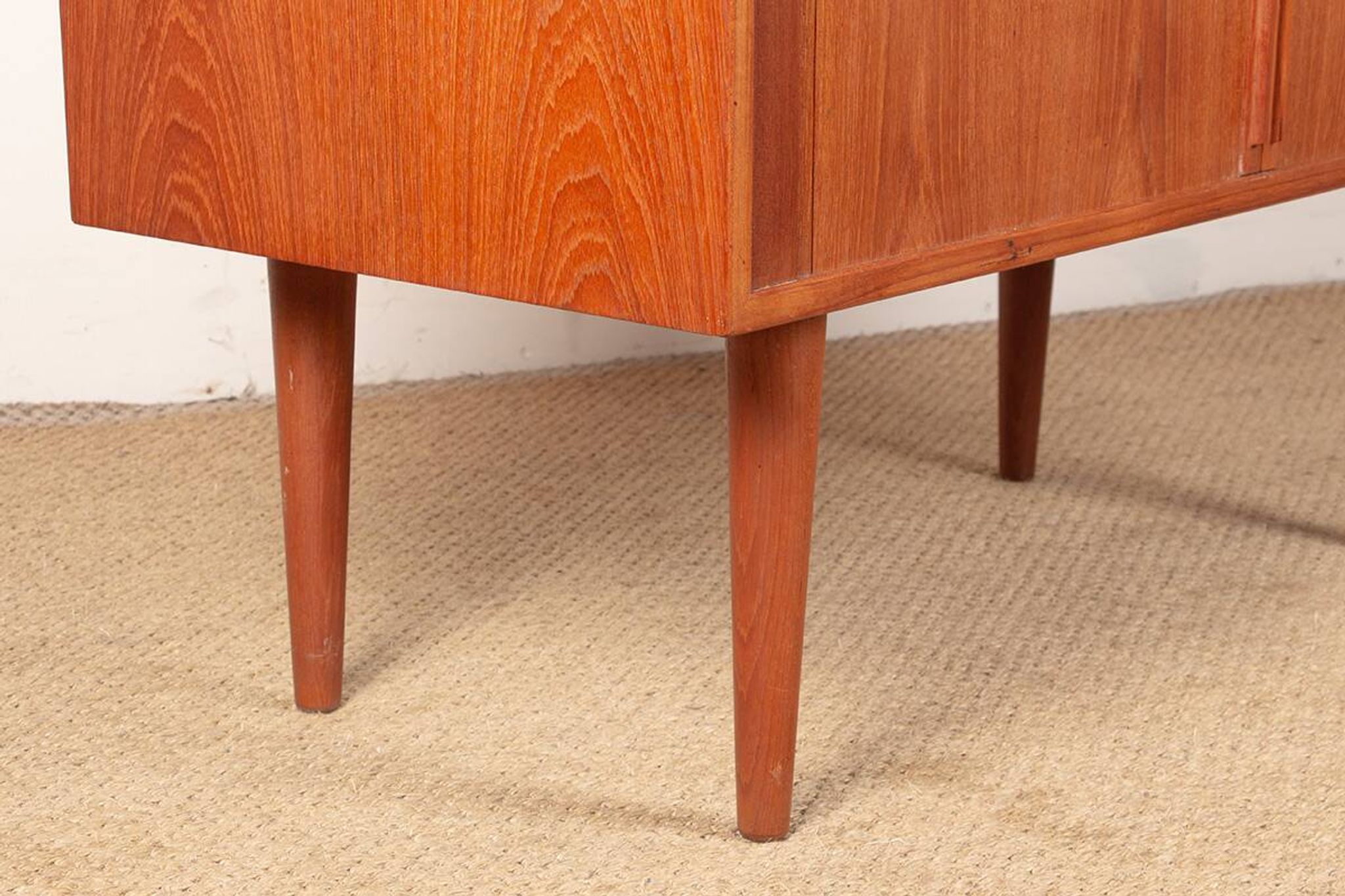 Small Danish Enfilade in teak model 42 by Kai Kristiansen, Feldballes.