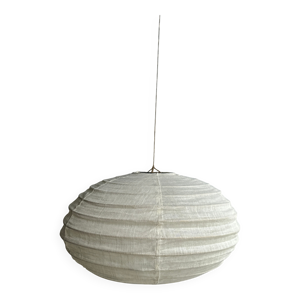 Suspension en rotin et - lin