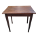 Small patinated solid wood side table with tapered legs - 1900