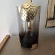 Vintage 70s smoked glass carafe