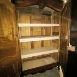 Louis XV period wardrobe in solid walnut
