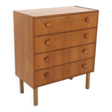 Scandinavian teak chest of drawers, Sweden, 1960.