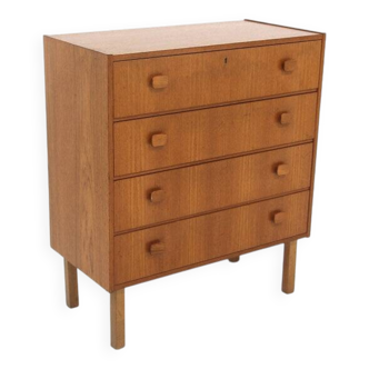 Scandinavian teak chest of drawers, Sweden, 1960.