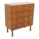 Scandinavian teak chest of drawers, Sweden, 1960.