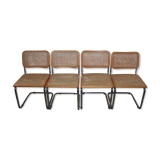 Lot 4 chairs Marcel Breuer Cesca B32