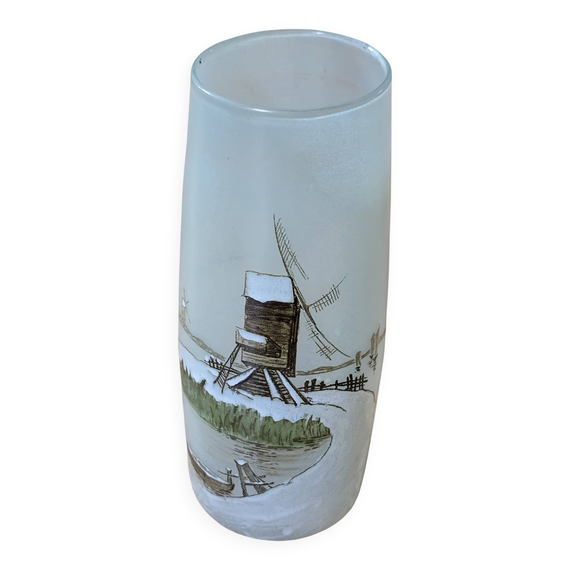 Art Deco vase signed JEM