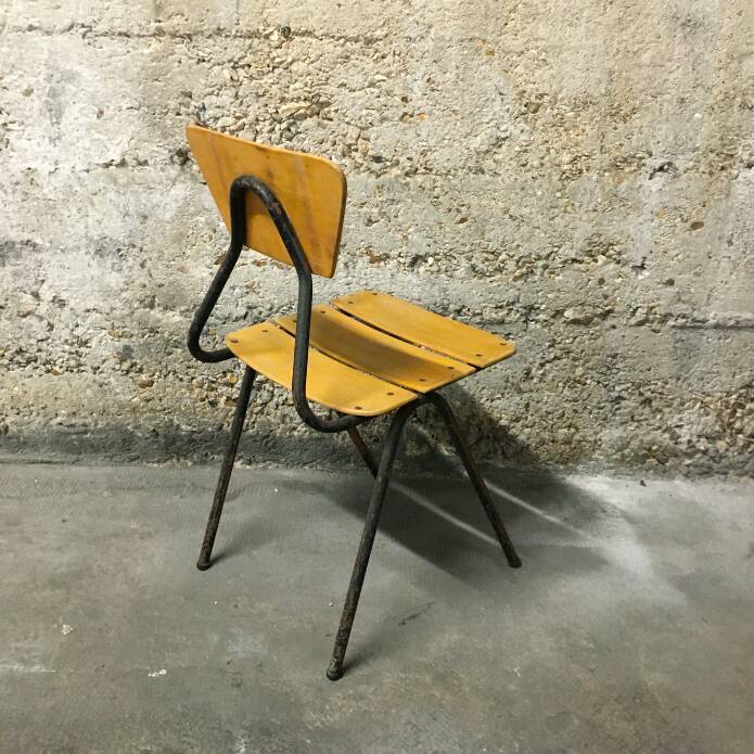 Vintage children's desk and chair