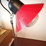 Lampe style à luminor rouge noire vintage
