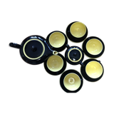 Service thé ou café Villeroy et boch Orlean jaune et noir