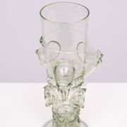 Vase en verre d'art vénitien du début du XXe siècle