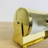 Ikea V413 vintage roller wall lamp, gold metal
