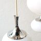 opaline and chrome metal chandelier 70