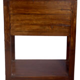 Old Burmese teak bedside furniture