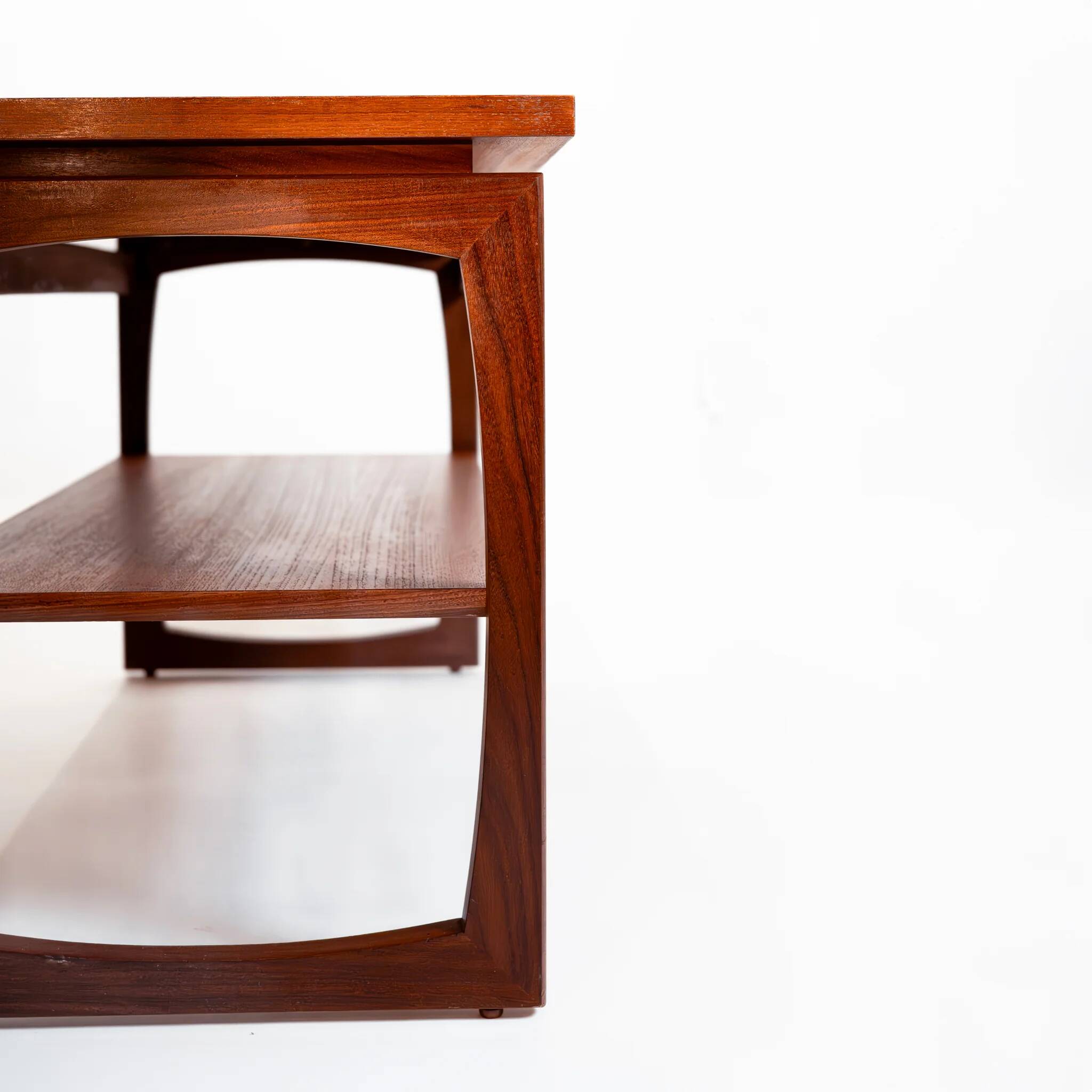 Vintage G-Plan Quadrille coffee table / side table with lower shelf, England, 1960s