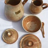 Vallauris coffee maker with sugar and milk pot