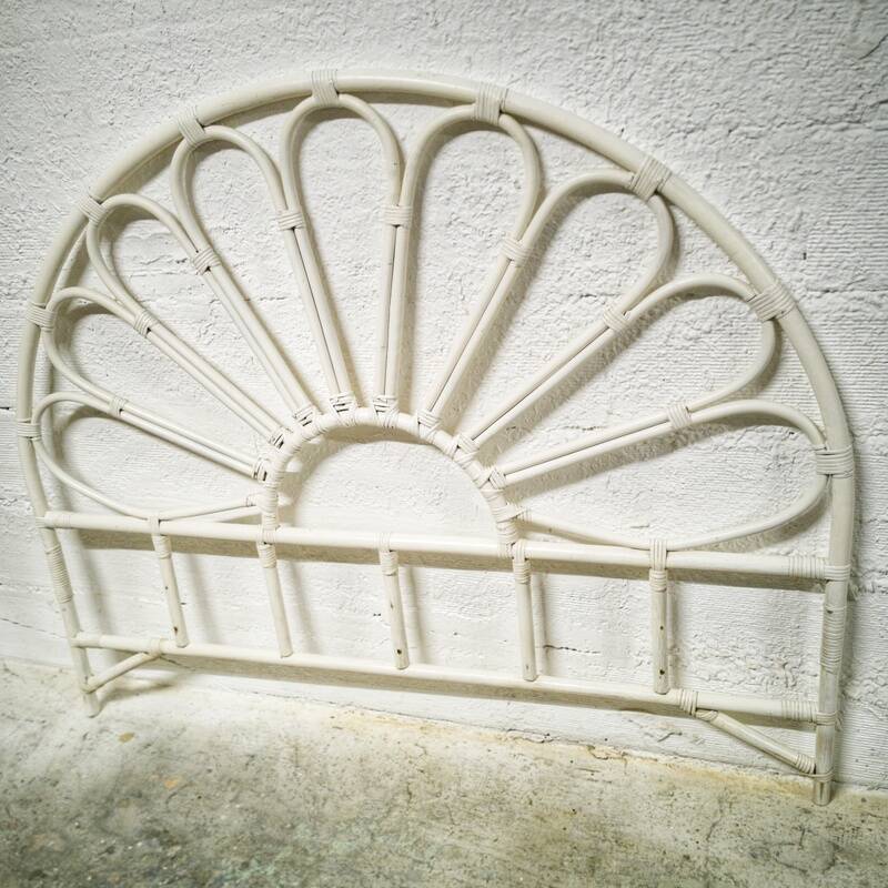Rattan headboard