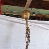 Chandelier has tassels