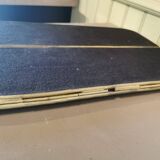 Solid brass triptych barber mirror