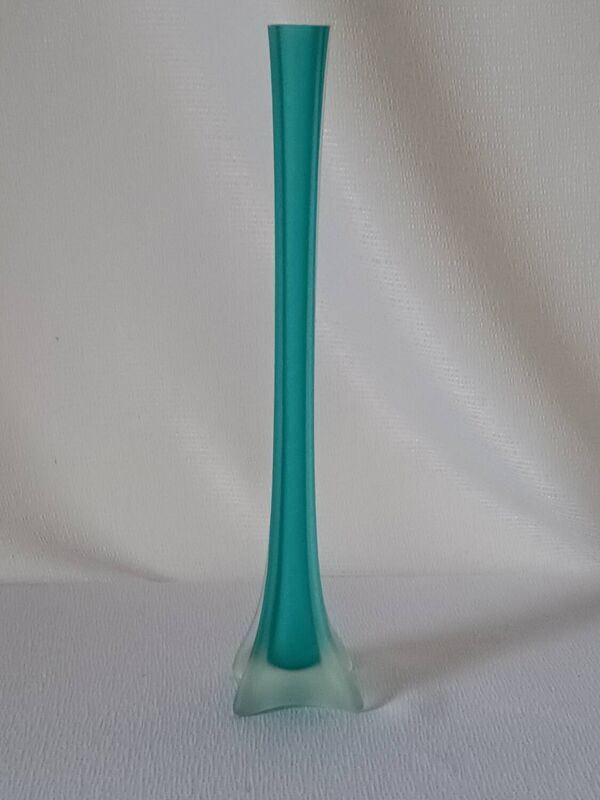 Vase soliflore pâte de verre vintage