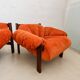 Mid-century Brasil style ‘Balassa’ lounge chairs, 1978