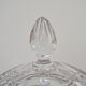 Bohemian cut glass jar 1960s
