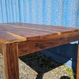 Rectangular teak dining table