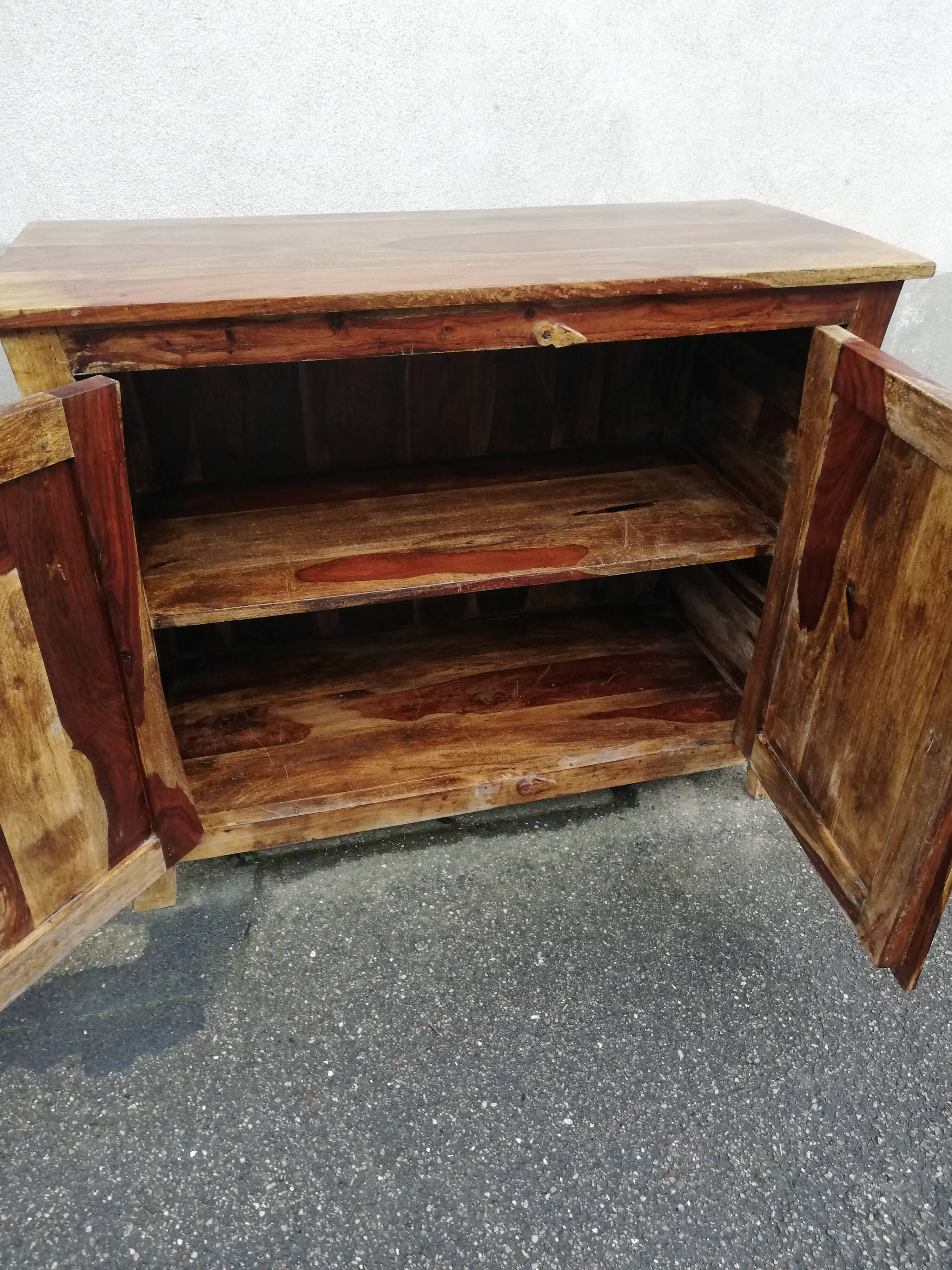 Vintage exotic wood sideboard