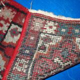 Tapis Vintage Hamadan en Laine, Années 1960, Élégance Authentique