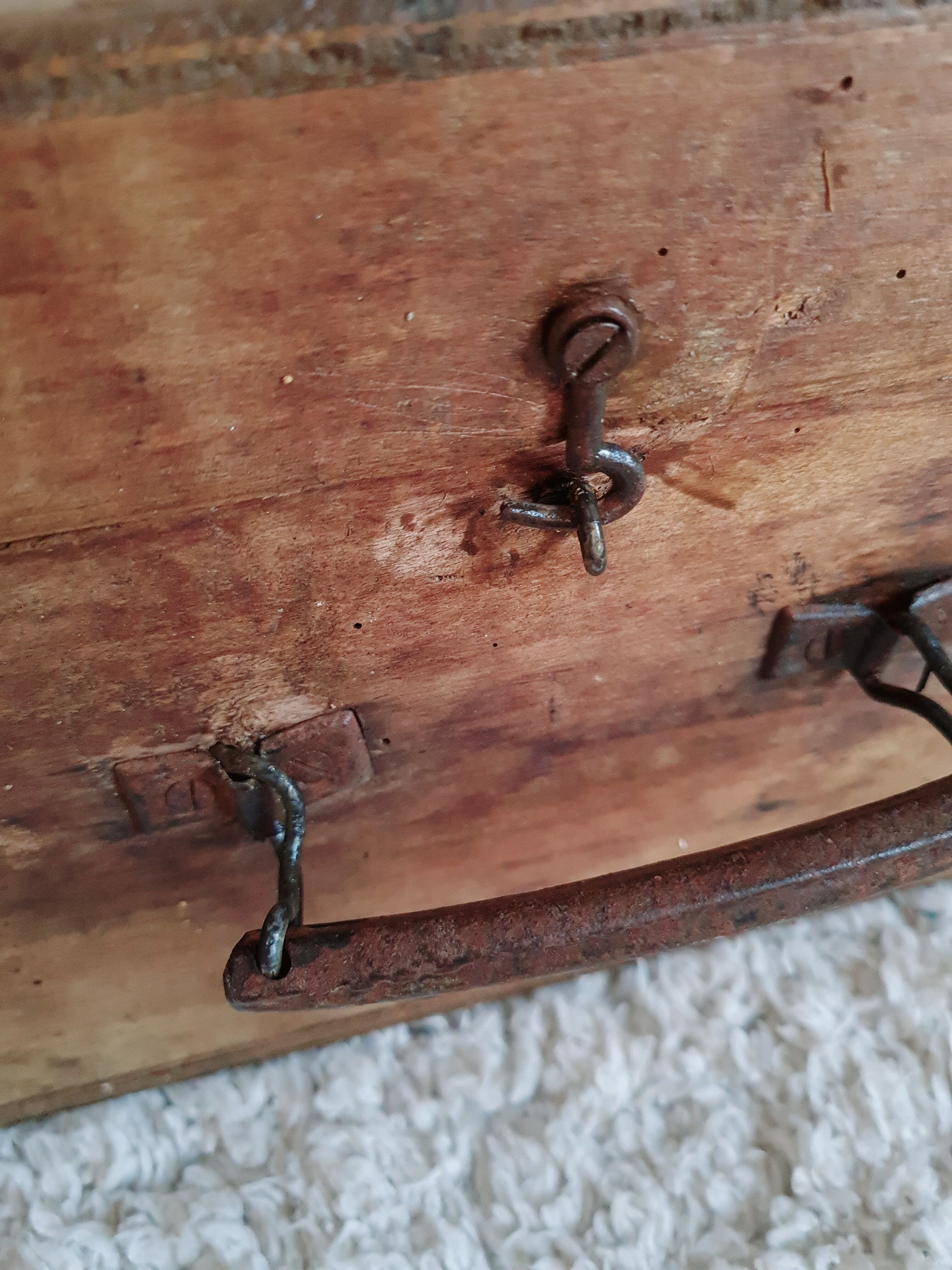 Old wooden box