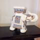 Elephant shaped porcelain side table