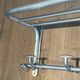 Large Aluminium Wall Coat Rack with Ten Hooks and Luggage Rack