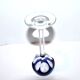SAINT-LOUIS BRISTOL JOSEPH liqueur glass with overlay, cobalt blue lined crystal