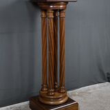 Swivelling stool in walnut, neo-Gothic style – 1900