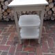 Grey wooden stool